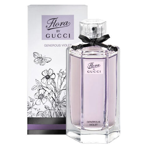 Toaletní voda Gucci Flora by Gucci Generous Violet 100 ml poškozená krabička