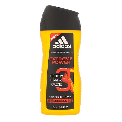 Sprchový gel Adidas Extreme Power 2in1 250 ml
