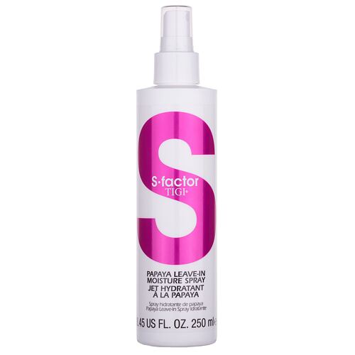 Pro lesk vlasů Tigi S Factor Papaya Leave-In Moisture Spray 250 ml