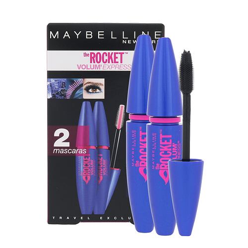 Řasenka Maybelline The Rocket Volum' Express 9,6 ml Black Kazeta