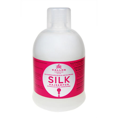 Šampon Kallos Cosmetics Silk 1000 ml poškozený flakon