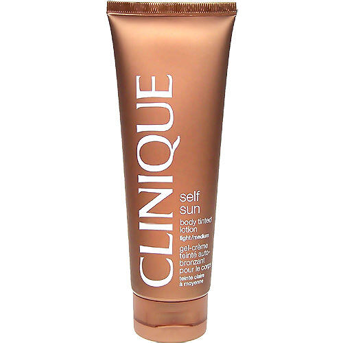 Samoopalovací přípravek Clinique Self Sun Body Tinted Lotion 125 ml Light/Medium poškozená krabička
