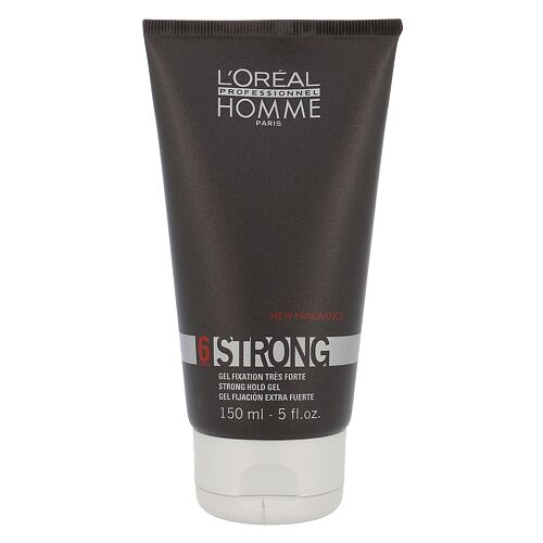 Gel na vlasy L'Oréal Professionnel Homme Strong Hold Gel 150 ml