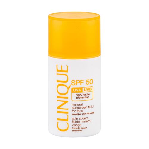 Opalovací přípravek na obličej Clinique Sun Care Mineral Sunscreen Fluid For Face SPF50 30 ml