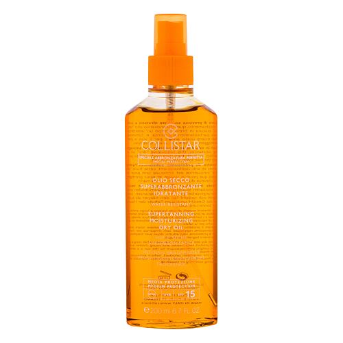 Opalovací přípravek na tělo Collistar Special Perfect Tan Supertanning Moisturizing Dry Oil SPF15 200 ml