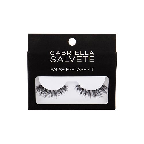Umělé řasy Gabriella Salvete False Eyelash Kit 1 ks Black poškozená krabička Kazeta