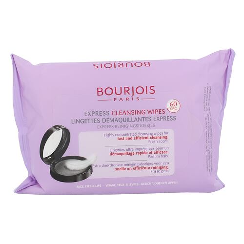 Odličovací ubrousky BOURJOIS Paris Express Cleansing Wipes 25 ks