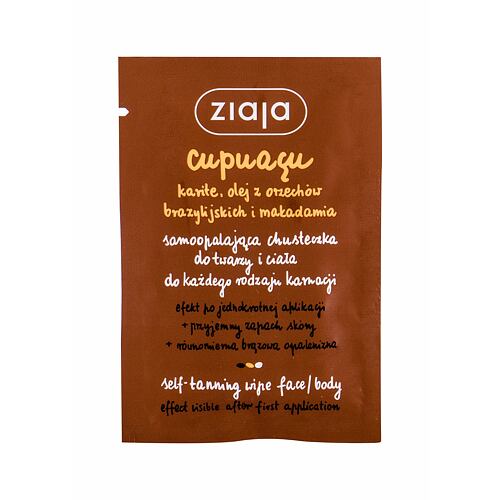 Samoopalovací přípravek Ziaja Cupuacu Self-Tanning Wipe Face & Body 1 ks