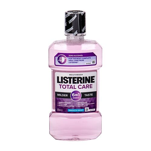 Ústní voda Listerine Total Care Mild Taste Smooth Mint Mouthwash 500 ml poškozený obal