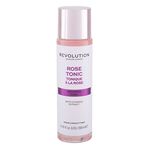 Pleťová voda a sprej Revolution Skincare Rose Tonic 200 ml