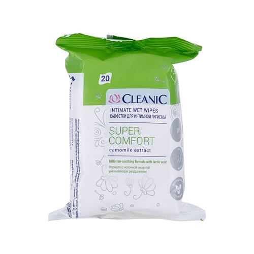 Intimní hygiena Cleanic Super Comfort Camomile 20 ks
