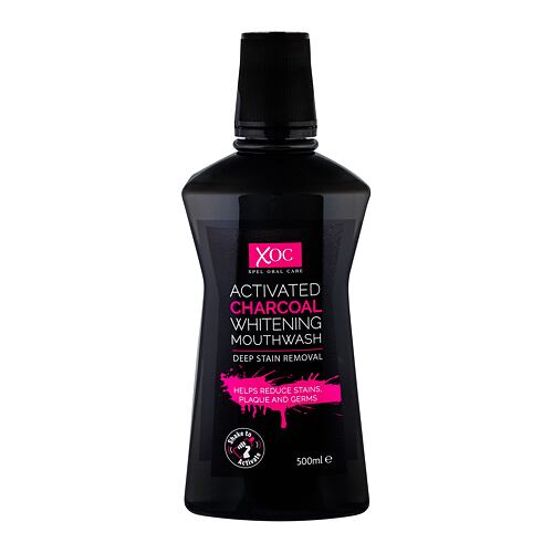 Ústní voda Xpel Oral Care Activated Charcoal 500 ml poškozený flakon