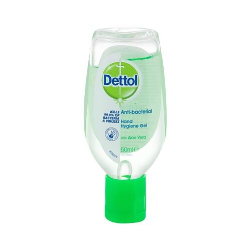 Antibakteriální přípravek Dettol Antibacterial Hand Hygiene Gel Aloe Vera 50 ml