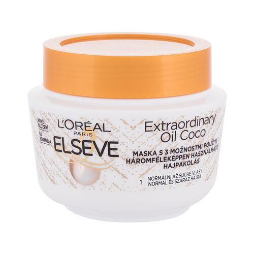 Maska na vlasy L'Oréal Paris Elseve Extraordinary Oil Coconut Hair Mask 300 ml