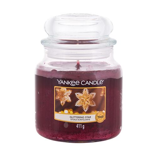 Vonná svíčka Yankee Candle Glittering Star 411 g poškozený obal