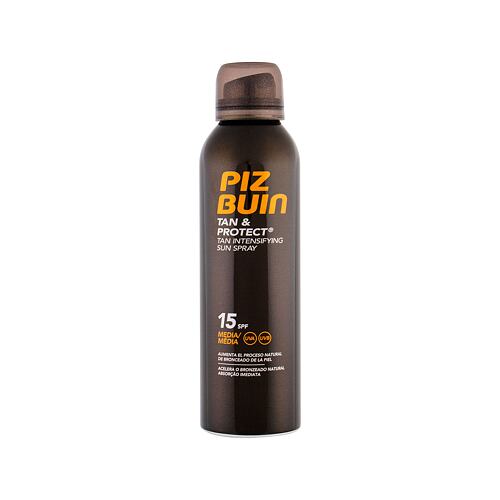 Opalovací přípravek na tělo PIZ BUIN Tan & Protect Tan Intensifying Sun Spray SPF15 150 ml poškozený flakon