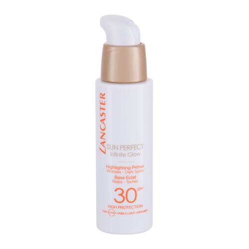 Podklad pod make-up Lancaster Sun Perfect Infinite Glow Highlighting Primer SPF30 30 ml poškozená krabička