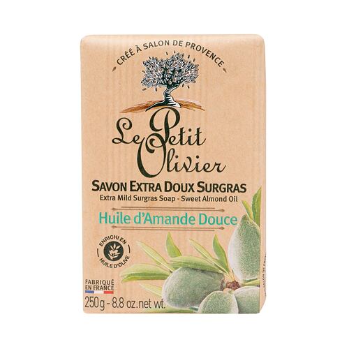 Tuhé mýdlo Le Petit Olivier Almond Oil Extra Mild Surgras Soap 250 g