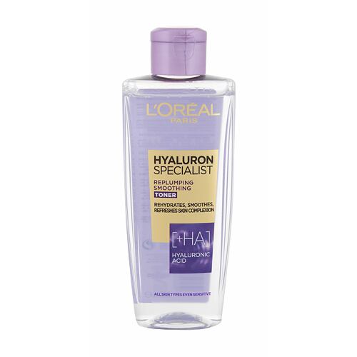 Pleťová voda a sprej L'Oréal Paris Hyaluron Specialist Replumping Smoothing Toner 200 ml