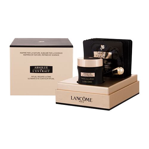 Oční gel Lancôme Absolue L´Extrait Ultimate Eye Contour Ritual 15 ml Kazeta