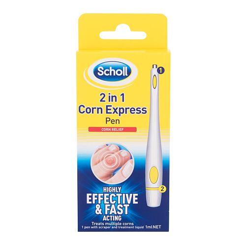 Pedikúra Scholl Corn 2 in 1 Express Pen 1 ml poškozená krabička