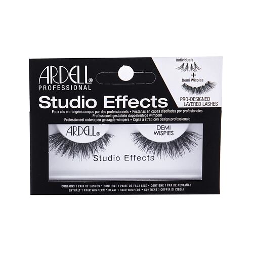 Umělé řasy Ardell Studio Effects Demi Wispies 1 ks Black poškozená krabička