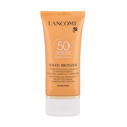 Opalovací přípravek na obličej Lancôme Soleil Bronzer SPF50 50 ml poškozená krabička