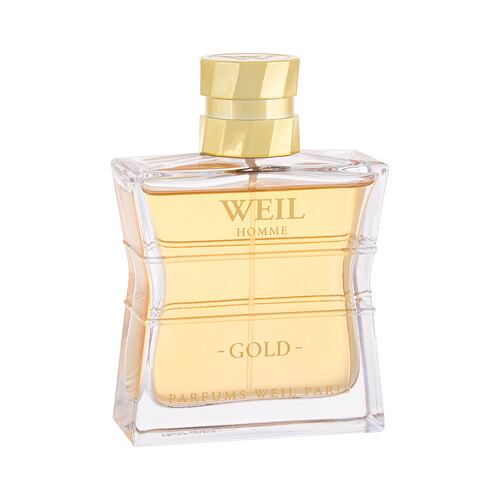 Parfémovaná voda WEIL Homme Gold 100 ml poškozená krabička