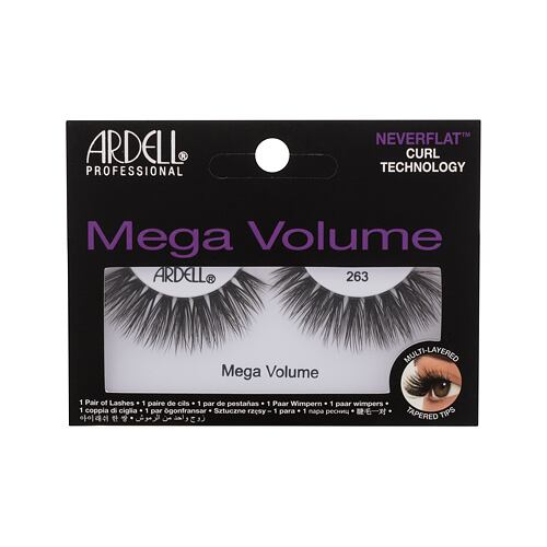 Umělé řasy Ardell Mega Volume 263 1 ks Black