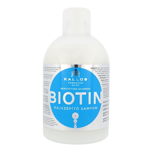 Šampon Kallos Cosmetics Biotin 1000 ml poškozený flakon