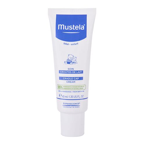 Denní pleťový krém Mustela Bébé Cradle Cap 40 ml poškozená krabička