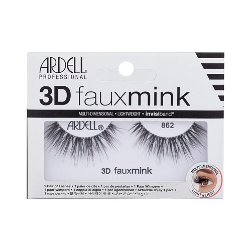 Umělé řasy Ardell 3D Faux Mink 862 1 ks Black