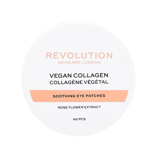 Maska na oči Revolution Skincare Vegan Collagen Soothing Eye Patches 60 ks