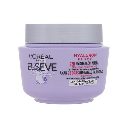Maska na vlasy L'Oréal Paris Elseve Hyaluron Plump Moisture Hair Mask 300 ml