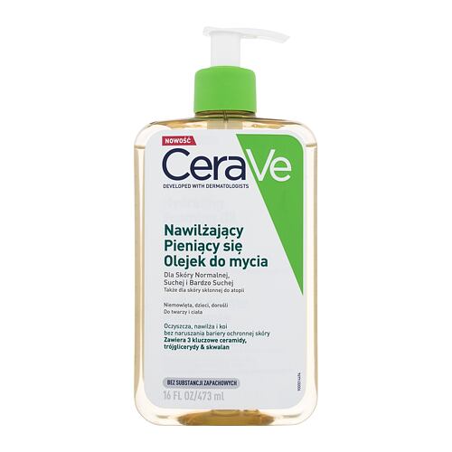 Čisticí olej CeraVe Facial Cleansers Hydrating Foaming Oil Cleanser 473 ml