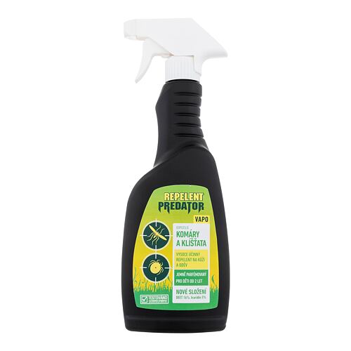 Repelent PREDATOR Repelent Deet 16% Vapo 500 ml poškozený flakon