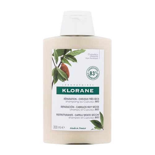 Šampon Klorane Organic Cupuaçu Repairing 200 ml