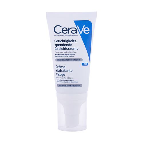 Noční pleťový krém CeraVe Moisturizing Facial Lotion 52 ml poškozená krabička