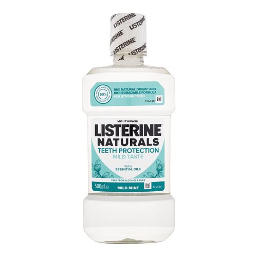Ústní voda Listerine Naturals Teeth Protection Mild Taste Mouthwash 500 ml
