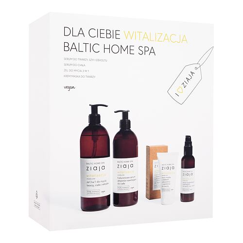 Sprchový gel Ziaja Baltic Home Spa Vitality 400 ml poškozená krabička Kazeta