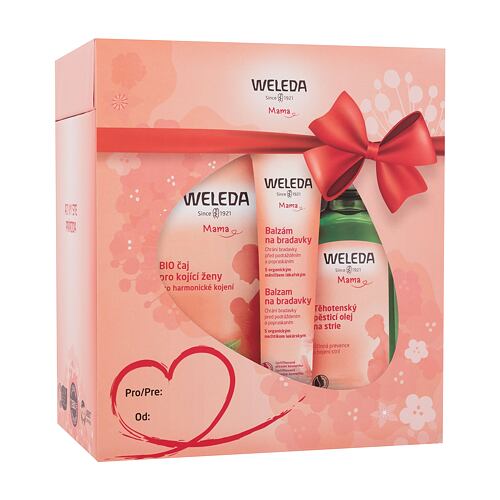 Masážní přípravek Weleda Mother Stretch Mark Massage Oil 100 ml poškozená krabička Kazeta