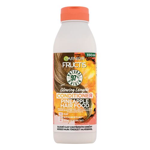 Kondicionér Garnier Fructis Hair Food Pineapple Glowing Lengths Conditioner 350 ml