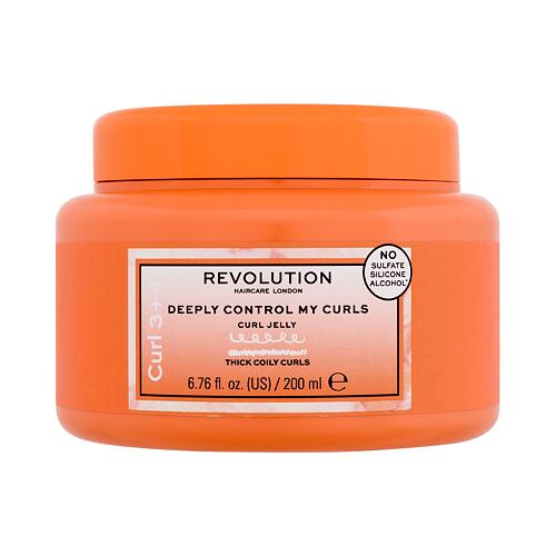 Bezoplachová péče Revolution Haircare London Curl 3+4 Deeply Control My Curls Curl Jelly 200 ml