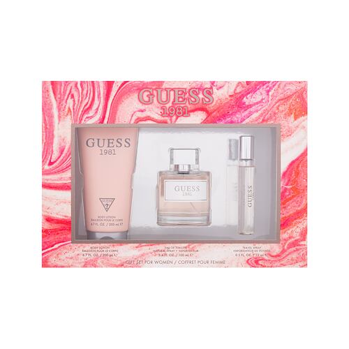 Toaletní voda GUESS Guess 1981 100 ml poškozená krabička Kazeta