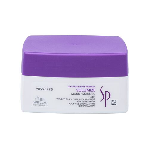 Maska na vlasy Wella Professionals SP Volumize 200 ml poškozený flakon