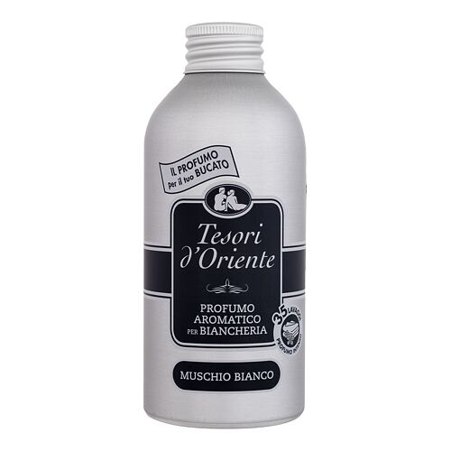 Parfémovaná voda na textilie Tesori d´Oriente White Musk Laundry Parfum 250 ml poškozený flakon