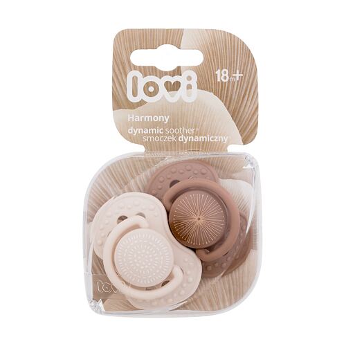 Dudlík LOVI Harmony Dynamic Soother Girl 18m+ 2 ks