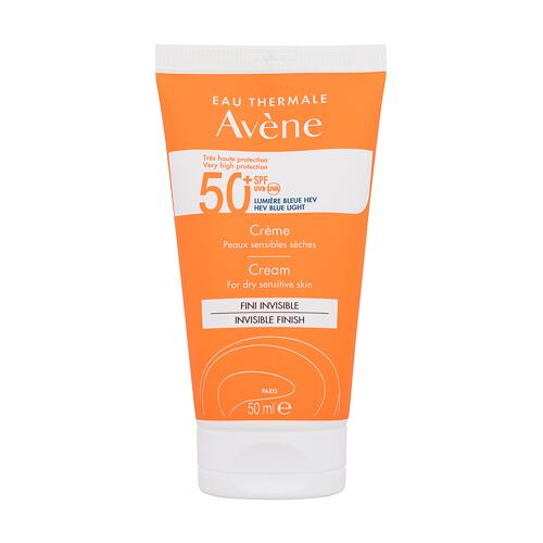 Opalovací přípravek na obličej Avene Sun Cream Invisible Finish SPF50+ 50 ml