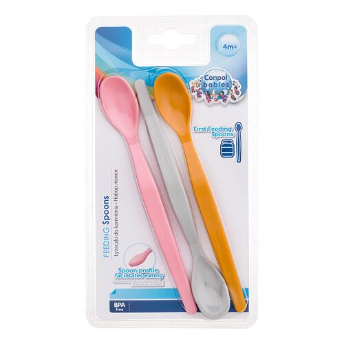 Nádobí Canpol babies First Feeding Spoons Girl 1 ks