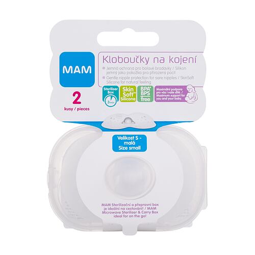 Vložky do podprsenky MAM Nipple Shields S 2 ks